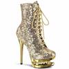 Pleaser - BLONDIER1020 Bottes de plateforme, Pole dance chaussures - Chaussures de pole dance - Couleur or Product image